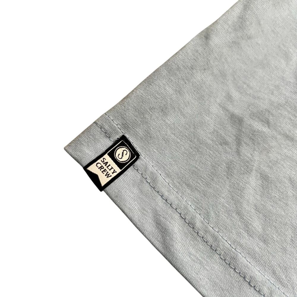 Salty Crew Alpha Premium NWT Long Sleeve T-Shirt Light Blue -‎ L - Picture 9 of 12